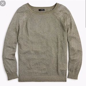 J. CREW SUMMERWEIGHT LINEN PULLOVER